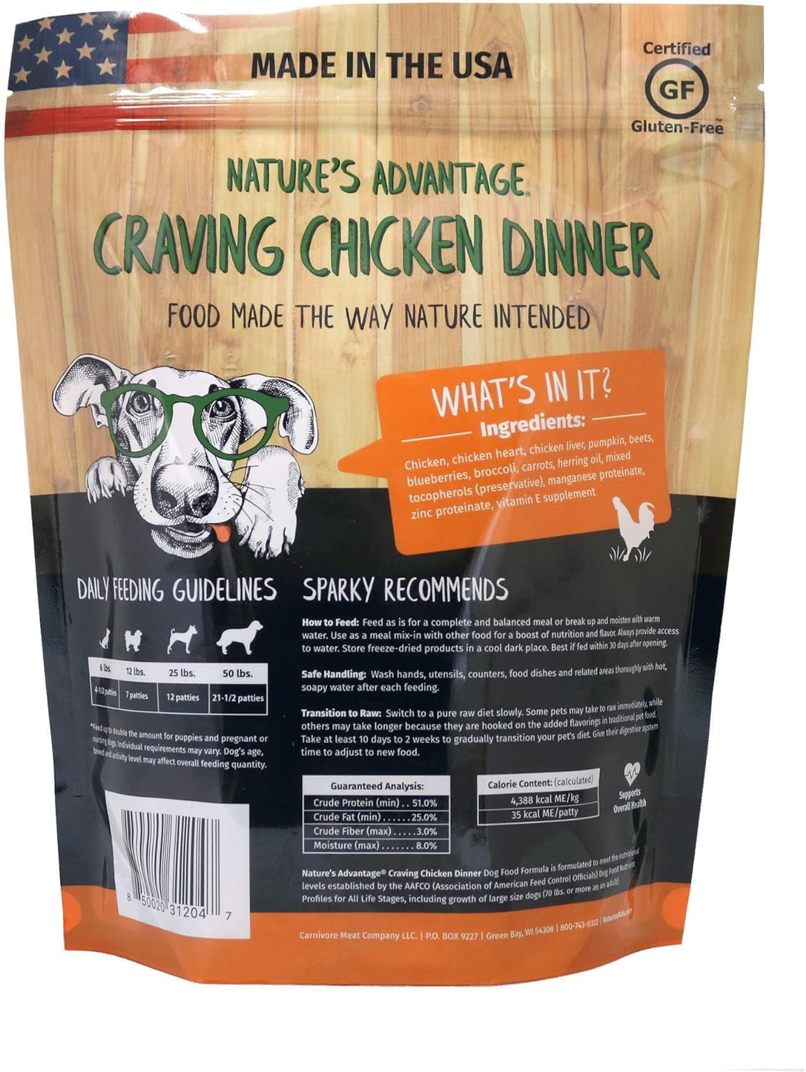 Dog Food, Craving Chicken Dinner 14 Oz