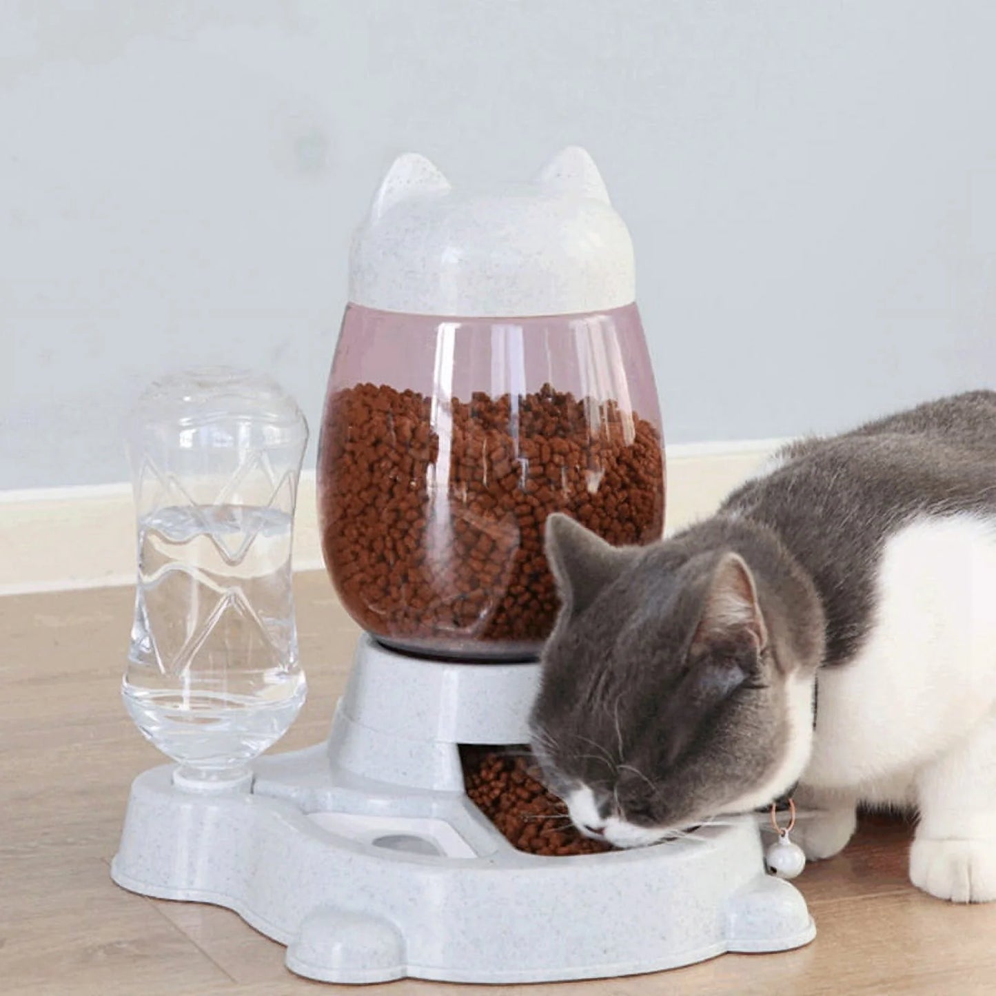 Automatic Pet Feeder | Food Dispenser for Cats and Dogs - Gravity Feeder - Automatic Cat Feeder/Automatic Dog Feeder - Dog and Cat Feeding Supplies, Cat Food Dispenser