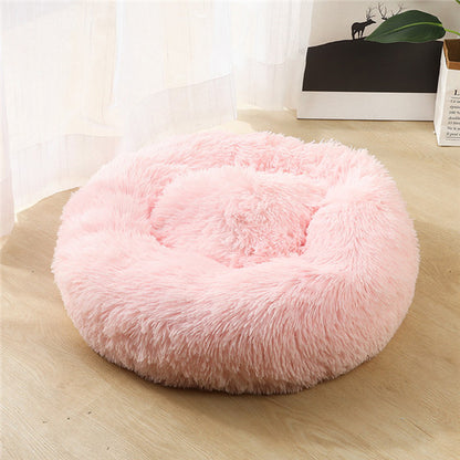 Dog Beds for Small Dogs round Plush Cat Litter Kennel Pet Nest Mat Puppy Beds