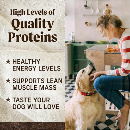 Premium Grain Free Dry Adult Dog Food, Wholesome and Natural Kibble with Real Chicken and Sweet Potato - 22.0 Lb. Bag